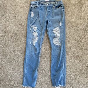 HUDSON Women's Riley Crop Relaxed Jeans 27